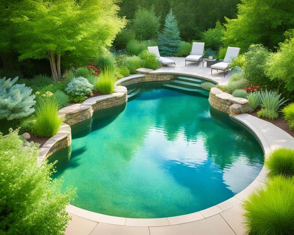 Piscine sans algues