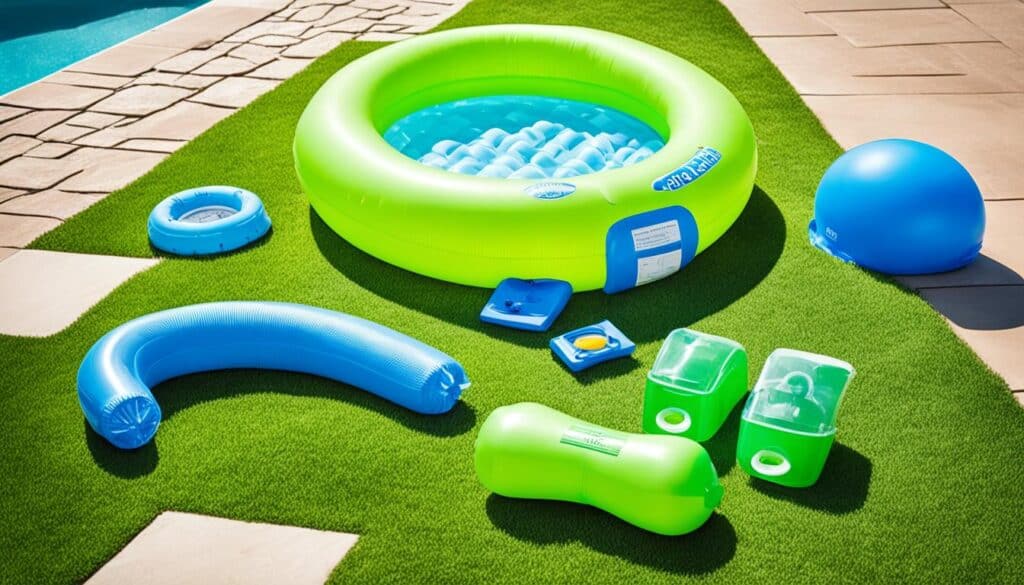 accessoires piscine gonflable