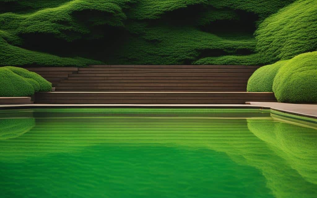 eau verte piscine apres hivernage